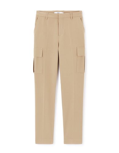 Pantalon 24H cargo loose - beige - camaieu - Modalova