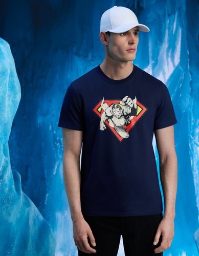 Superman - T-shirt marine - camaieu - Modalova