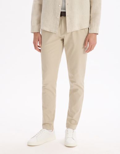 Pantalon skinny en coton stretch - camaieu - Modalova