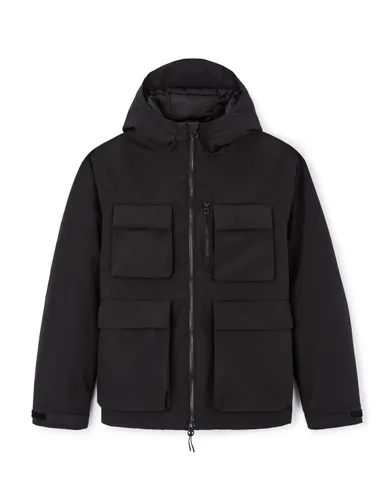 Parka courte multipoches - noir - camaieu - Modalova