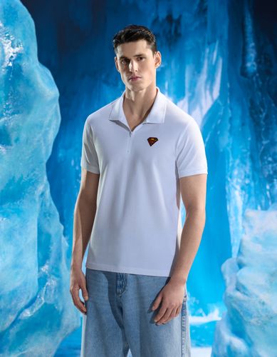 Superman - Polo blanc - camaieu - Modalova