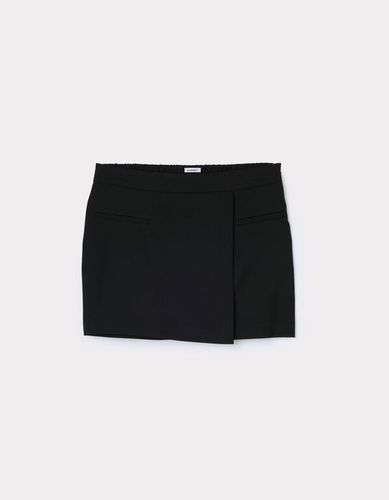 Mini jupe short - noir - camaieu - Modalova