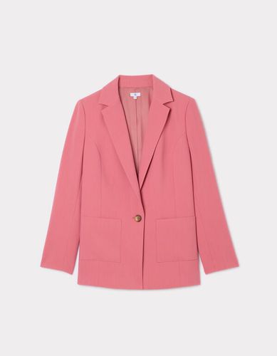 Veste blazer à poches plaquées - camaieu - Modalova