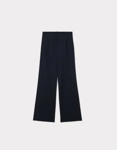 Pantalon large - marine - celio - Modalova