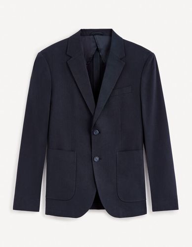 Veste de costume slim - marine - celio - Modalova