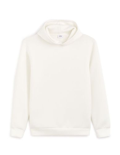 Sweat à capuche - blanc - celio - Modalova