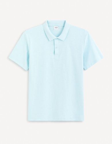 Polo jersey 100% coton - écru - celio - Modalova