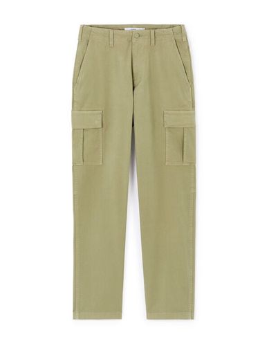 Pantalon cargo straight - vert - celio - Modalova