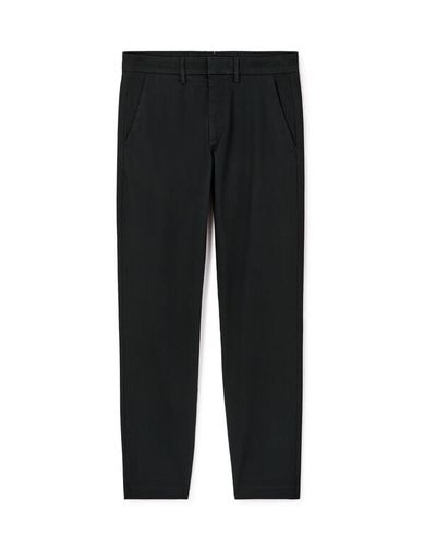 Pantalon chino straight en coton stretch - camaieu - Modalova