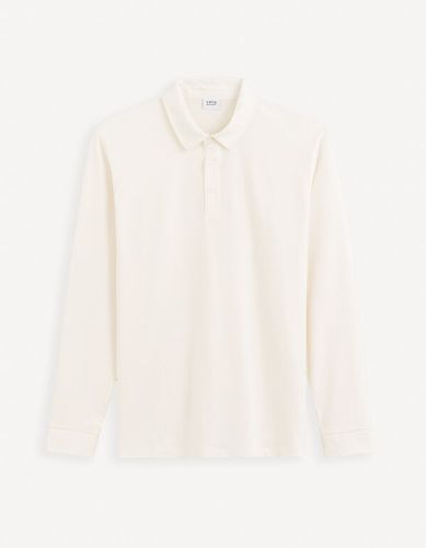 Polo jersey - blanc - celio - Modalova