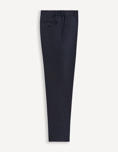 Pantalon de costume slim - marine - celio - Modalova