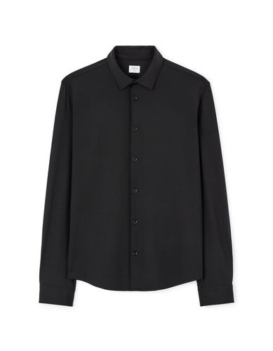 Chemise regular stretch - noir - celio - Modalova