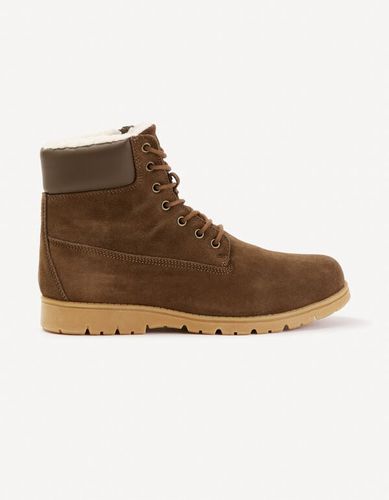 Boots fourrées - brun - celio - Modalova