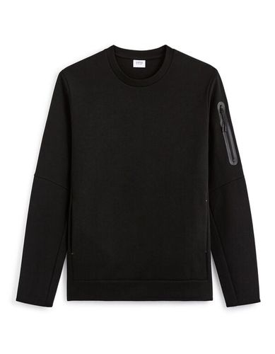 Sweat col rond - noir - camaieu - Modalova