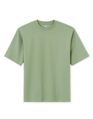 T-shirt oversize col rond en coton mélangé - celio - Modalova