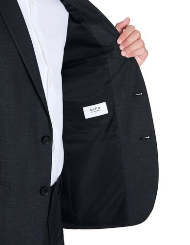 Veste de costume slim - marine - celio - Modalova