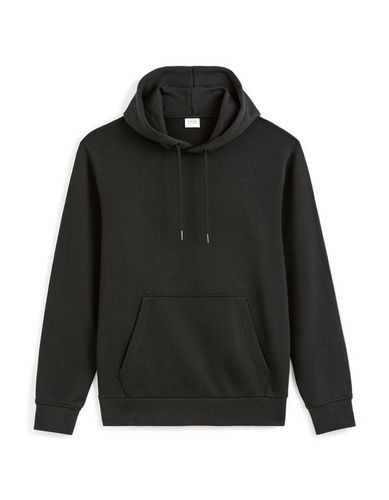 Sweat à capuche en coton - noir - camaieu - Modalova