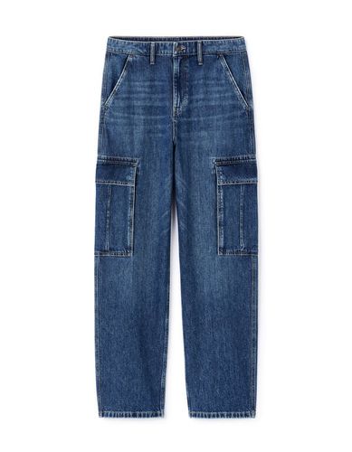 Jean baggy 100% coton C75 - bleu - celio - Modalova