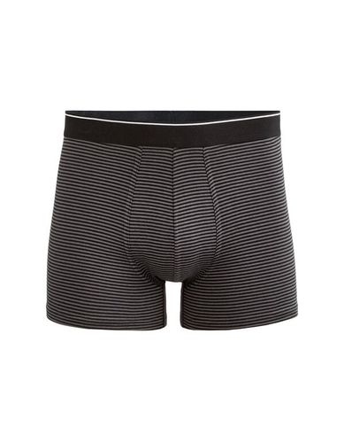 Boxer en coton stretch - gris - camaieu - Modalova