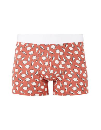 Boxer à motifs coquillage - bordeaux - celio - Modalova