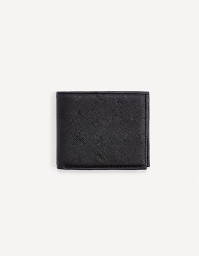 Portefeuille en cuir - noir - celio - Modalova