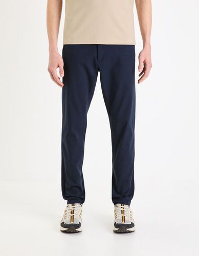 Pantalon chino slim - marine - celio - Modalova
