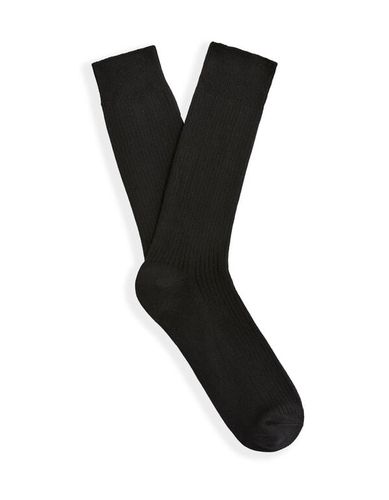 Chaussettes hautes coton - noir - celio - Modalova