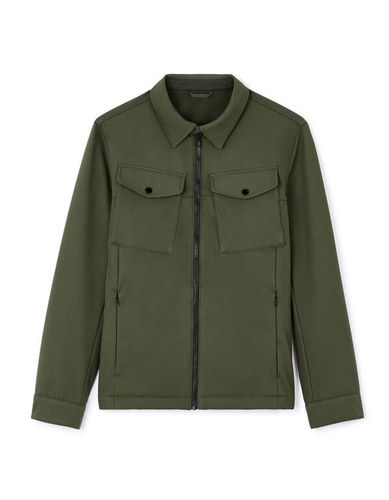 Blouson softshell zippé - kaki - camaieu - Modalova