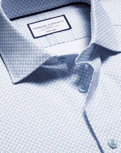 Chemise À Motif Cachemire Extensible Sans Repassage - par - Charles Tyrwhitt - Modalova