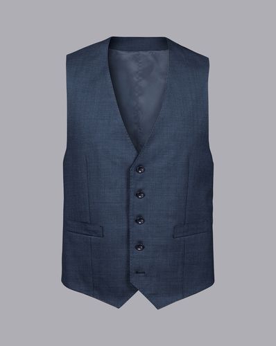 Gilet De Costume Texturé - Jean par - Charles Tyrwhitt - Modalova