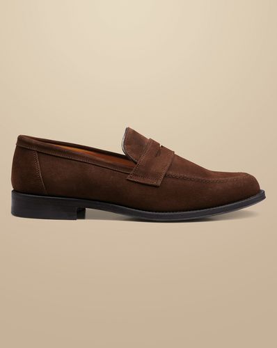 Mocassins En Daim - Chocolat en par - Charles Tyrwhitt - Modalova