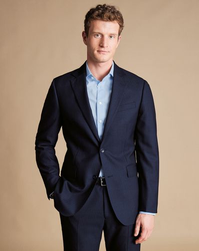 Veste De Costume À Rayures - par - Charles Tyrwhitt - Modalova