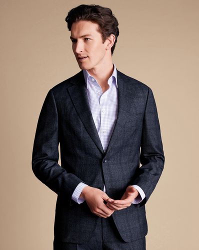 Veste De Costume À Carreaux - Jean par - Charles Tyrwhitt - Modalova