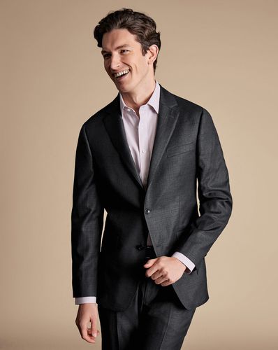 Veste De Costume De Luxe Italien - Gris Anthracite en par - Charles Tyrwhitt - Modalova