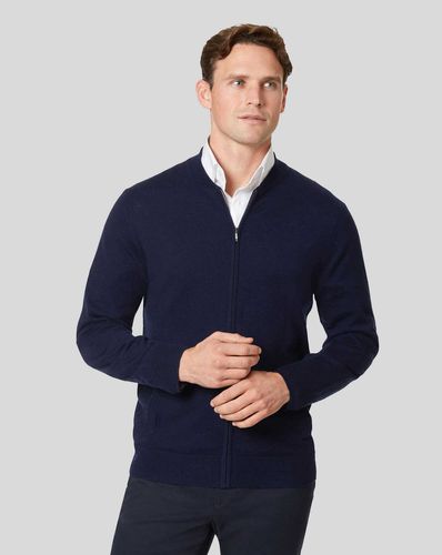 Blouson Zippé En Laine Mérinos - par - Charles Tyrwhitt - Modalova