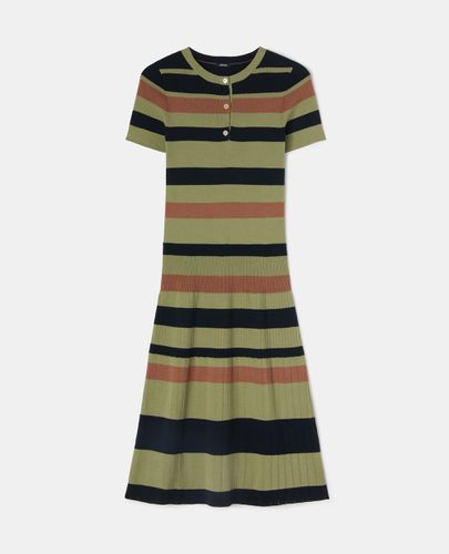 Striped knit dress - Aspesi - Modalova