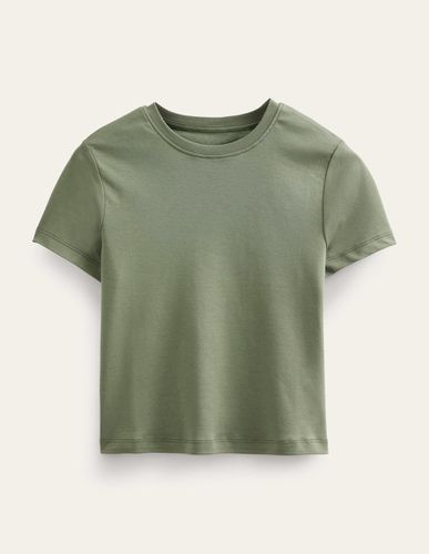 T-shirt court en coton Femme Boden - Boden - Modalova