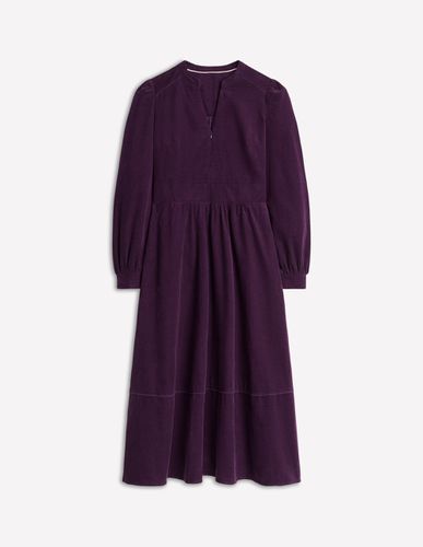 Robe midi Zoe à fermeture zippée en velours côtelé - Boden - Modalova