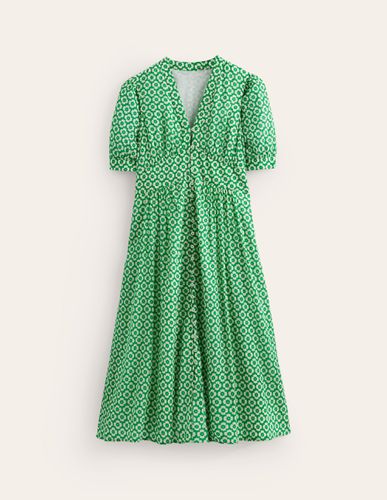 Robe midi style 40s Elsa plissée - Boden - Modalova