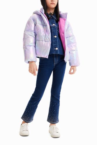 Veste matelassée iridescente - Desigual - Modalova