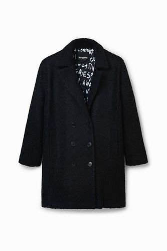 Manteau droit laine - Desigual - Modalova