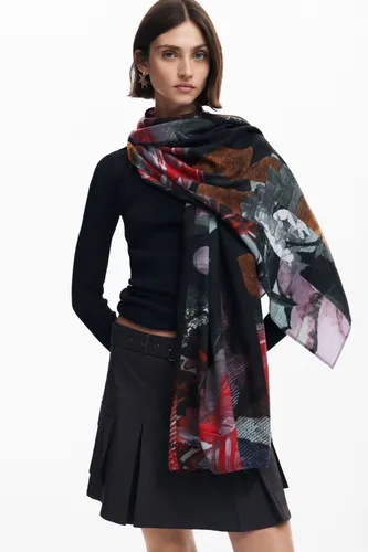 Foulard grandes fleurs - Desigual - Modalova