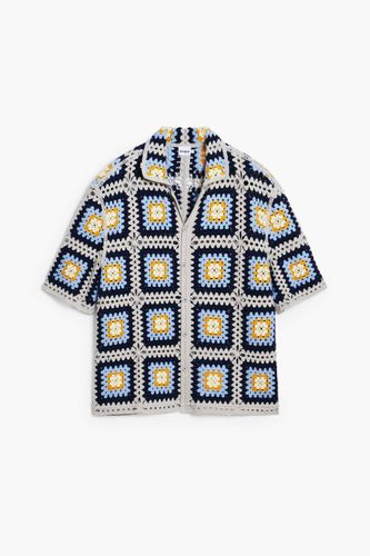 Chemise à manches courtes en crochet - Desigual - Modalova
