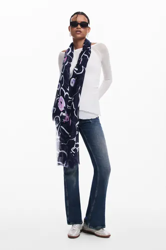 Foulard à fleurs - Desigual - Modalova