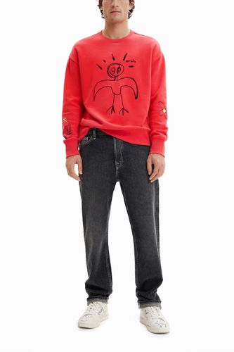 Sweat-shirt oiseau brodé - Desigual - Modalova