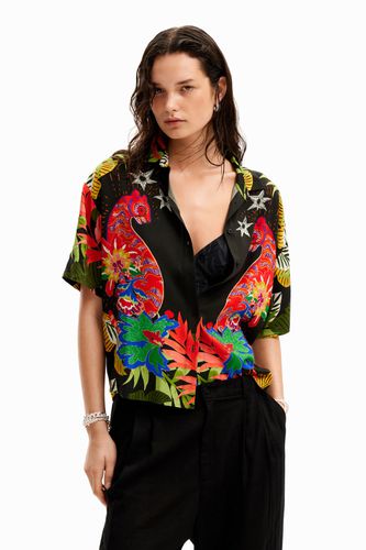 Chemise manches courtes tropicale - Desigual - Modalova