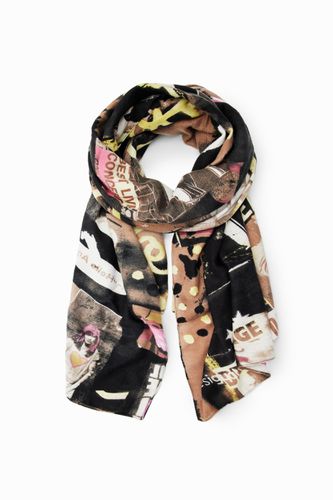 Foulard rectangulaire arty - Desigual - Modalova