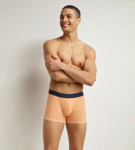 Boxer en coton stretch à rayures Fancy - Masculin - Taille 2 - DIM - Modalova