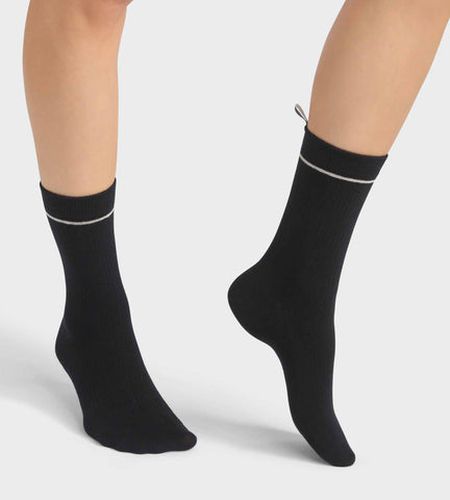 Chaussettes unisexe en coton modal côtelé Icons - Unisexe - Taille 37-41 - DIM - Modalova