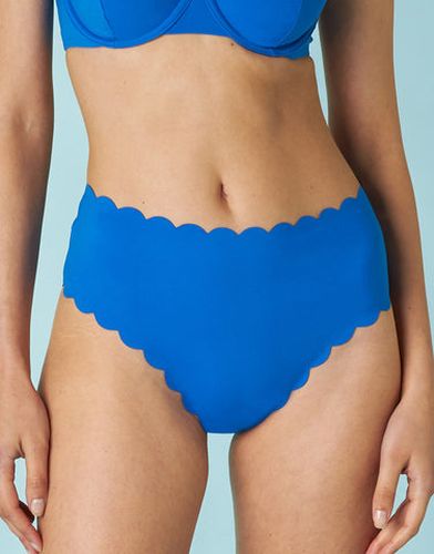 Bas de maillot de bain taille haute Scallop en microfibre électrique - DIM - Modalova